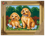 Kanvaa pildiga - tikkimiskomplekt, 22cm x 30cm, Collection D'Art, 6223K