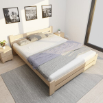 Voodi madratsiga Harmony RS 120x200 Looduslikud v&auml;rvid