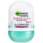 Mineraaldeodorant Garnier Action Control Roll-on 48h naistele, 50 ml