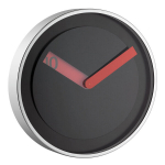 Roostevabast terasest raamiga seinakell TFA 60.3003