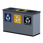 3-osaline MINI sorteerimiskast, Alda 3 x 12 l "Eco Station"