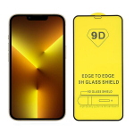 TakeMe 9D Hybrid Flexi t&auml;ielik pinnakaitseklaas Apple iPhone 14 Max / iPhone 14 Pro Max 6,7-tolline must raam, Melna