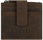 Mini nahast rahakott Bugatti Luca RFID Protection, pruun