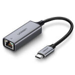 Adapter UGREEN with USB-C - RJ45, Gigabit Ethernet