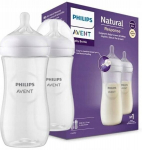 Lutipudelite komplekt Philips Avent Natural Response SCY906/02, 3+ kuud, 330 ml