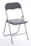 Gray folding catering banquet chair