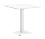 TABLE BISTRO FARO 70X80X74CM ALU WHITE MAT AW 324049