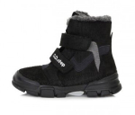 Talvised nahast saapad D.D.Step W056-310AL-W, must