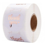 Kleebised lindil kirjaga Thank You, 500 tk