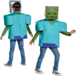 Karnevali kost&uuml;&uuml;m lastele Minecraft Halloween Zombie