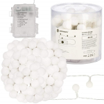 J&otilde;ulutuled patareidega, 50 LED-i, soe valge