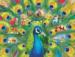 Ravensburger Peacock pusle 16567, 2000