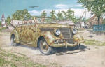 Liimitav mudel Roden 820 Ford V8-G81 Cabriolet 1/35