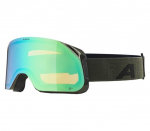 Suusaprillid Alpina Blackcomb Q-Lite, must/roheline, Juoda/Žalia