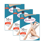 Suures suuruses naiste sukkp&uuml;ksid 30 den Favorite 41158 beež, 3 tk