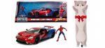 M&auml;nguauto Jada Toys Marvel Spiderman Ford GT ja padi Cat, 50 cm
