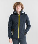 Icepeak meeste softshell-jope Biggs 57974-3*290, tumehall/kollane