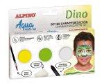 Meigikomplekt Alpino Dino Aqua make-up 3 v&auml;rvi, 1tk