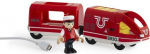 Reisige Trein Oplaadbare BRIO - Houten treinbaan - Ravensburger - Rood - Unisex vanaf 3 jaar