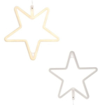 LED &ouml;&ouml;lamp Star, valge