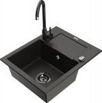 Graniidist k&ouml;&ouml;givalamu Mexen Enzo koos segisti ja sifooniga, must