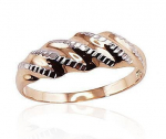 Punasest kullast s&otilde;rmus Diamond Sky "Amoroso III", proov 585 DS00G580, 17