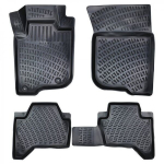 Auto kummimatid mustad 3D RIZLINE MITSUBISHI L200 (2015-2025)