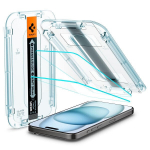 Spigen rūdīts stikls GLAS.TR EZ FIT 2-PACK ees iPhone 15 6,1 Clear