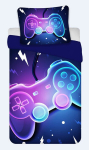 Laste voodipesukomplekt Gamer, 140&times;200, 2-osaline