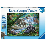 pusle ravensburger 100 tk jungle perekond