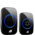 Must juhtmevaba uksekell, niiskuskindel