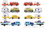 Haagisekomplektiga m&auml;nguauto Majorette Volkswagen Originals Premium