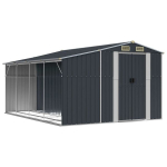 vidaXL aiakuur, antratsiithall, 277x365,5x179 cm, tsingitud teras