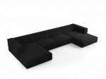 Pehme nurgadiivan Cosmopolitan Design Arendal, must