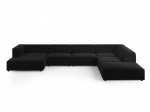 Pehme nurgadiivan Cosmopolitan Design Arendal, must