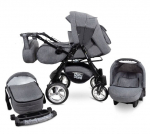 Universaalne jalutusk&auml;ru turvah&auml;lliga 3in1 Urbano Travel System, hall