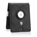 Stevensi RFID AirTag meeste rahakott, must