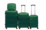 Ratastega kohver 4in1 Bagia, roheline