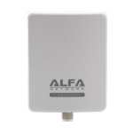 Alfa v&otilde;rk Alfa 2,4/5GHz v&auml;lise paneelantenn 8dBi N-naissoost APA-L2458-08A