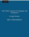 After Babel: Aspects of Language and Translation 3rd Revised edition