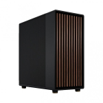 PC korpus - FRACTAL DESIGN - North XL Charcoal Black - FD-C-NOR1X-01 - E-ATX - Elegantne puidu ja sulami disain
