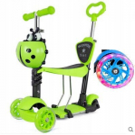 Kolmerattaline t&otilde;ukeratas Scooter 5in1 LP267, roheline