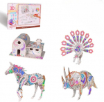 3D pusle v&auml;rvimisraamat, meisterdamiskomplekt TopBine L-01