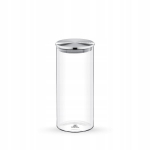 Metallkaanega klaaspurk, 1500 ml, WILMAX Stiklinis indelis su metaliniu dangteliu 1500 ml