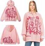 Naiste oversize dressipluus Y2K