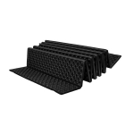 Matkamatt Fox Outdoor 180x58x1 cm, must