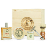 Barbieri Italiani raseerimishoolduskomplekt: raseerimiseelne kreem 75 ml + seep 100 g + habemeajamispintsel 1 tk + habemenuga + habemeajamisj&auml;rgne 100 ml