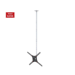 Teleri laekinnitus Barkan AL450L, 13"-75", 43 kg, 600x400 mm