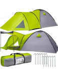 Turismitelk verandaga Maverick, 4 inimest, 4,6 x 2,15 m roheline/hall