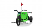 &Uuml;hekohaline elektriauto lastele Drift Bike 21, roheline